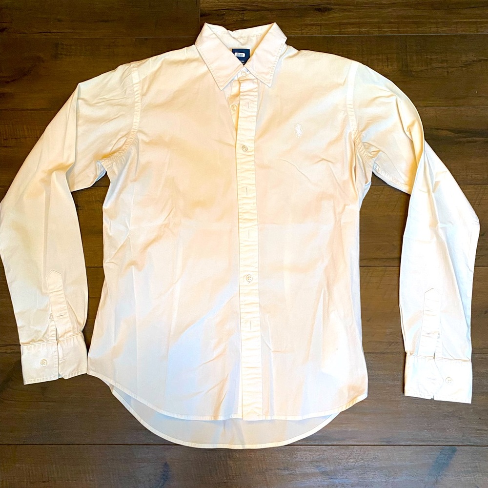 Ralph Lauren white dress shirt. Size 8